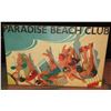 Image 1 : CANVAS PICTURE OF RETRO SCENE - PARADISE BEACH