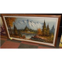 LARGE  2'X4' OIL PAINTING BY JAY THOMAS.