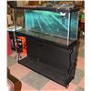 Image 1 : AQUARIUM WITH STAND, FILTER AND LED LIGHTS.