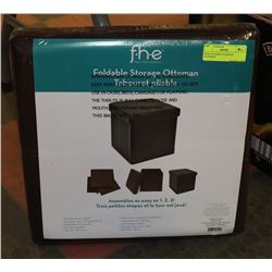 NEW FOLDABLE STORAGE OTTOMAN