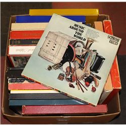 BOX OF ALL RECORD SETS VARIOUS YEARS & TYPES