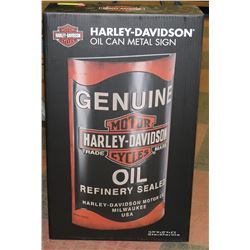 HARLEY DAVIDSON 1/2 CAN WALL SIGN