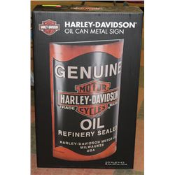 HARLEY DAVIDSON 1/2 CAN WALL SIGN