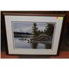 Image 1 : LIMITED EDITION LOON PRINT 914/950 SIGNED KELLEY