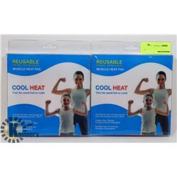 LOT OF TWO COOL / HEAT MUSCLE PADS
