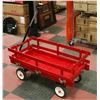 Image 1 : LARGE RED WAGON W/ EXTENDABLE HANDLE