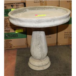 CONCRETE BIRD BATH 14" X 14"