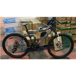 24 SPEED KRANKED MOUNTAIN BIKE 18" FULL SUSPENSION
