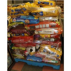 LARGE PALLET WITH APPROXIMATELY 50 BAGS OF PET