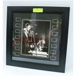 11" X 11" FRAMED ELVIS PRESLEY COLLECTORS
