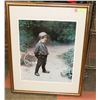 Image 1 : PAUL PEEL 1891 FRAMED PRINT, "THE YOUNG BIOLOGIST"