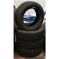 POLICE SEIZURE SET OF4 BRIDGESTONE TIRES 255-65R18