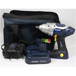 POLICE SEIZURE MASTERCRAFT TOOL BAG WITH 18 VOLT
