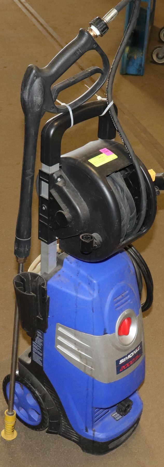 SIMONIZ PRESSURE WASHER ELECTRIC 2000 PSI Kastner Auctions SIMONIZ PRESSURE WASHER ELECTRIC 2000 PSI Kastner Auctions