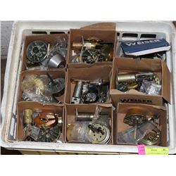 LOTS OF WIESER DEADBOLT LOCKS WITH KEYS