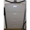 Image 1 : 4 DRAWERS LATERAL METAL FILING CABINET