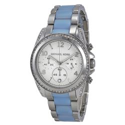 NEW MICHAEL KORS TRIPLE CHRONO WHITE DIAL MSRP$395