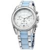 Image 2 : NEW MICHAEL KORS TRIPLE CHRONO WHITE DIAL MSRP$395