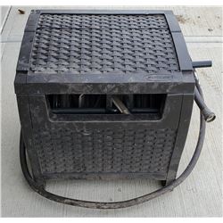 SUNCAST SLIDE TRACK HOSE HIDEAWAY WITH 50FT HOSE