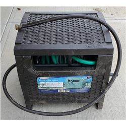 SUNCAST SLIDE TRACK HOSE HIDEAWAY WITH 25FT HOSE