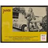 Image 1 : Janis Joplin "Janis" Lobby Card Framed