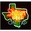 Image 1 : Shiner Beer On Tap Texas Neon Sign