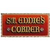 Image 1 : St. Eddie's Corner Custom Glass Sign