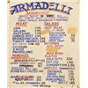 Image 1 : Armadillo World Headquarters Armadelli Menu Board