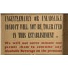 Image 2 : Ungentlemanly / Unladylike Conduct Bar Poster