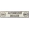 Image 1 : Gulf Authorized Dealer Porcelain Sign