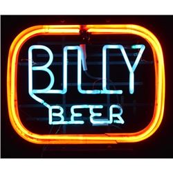 Billy Beer Neon Sign