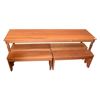 Image 1 : 8 ft Table & 4 Benches