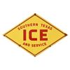 Image 1 : Southern Texas Ice & Service Porcelain Sign