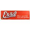 Image 1 : Large Esso Gasoline Porcelain Sign