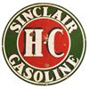 Image 1 : Sinclair Gasoline Double Sided Porcelain Sign