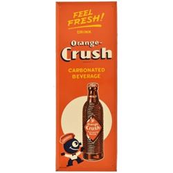 Orange Crush Soda Vertical Tin Sign