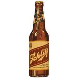 Schlitz Beer 7 Foot Tall Beer Bottle Sign