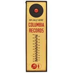 Columbia Records Advertising Thermometer