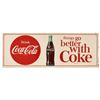 Image 1 : Coca-Cola Things Go Better With Coke Sign