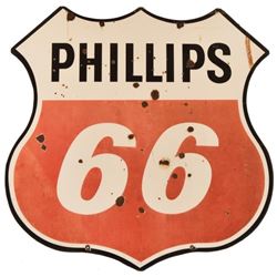 Phillips 66 Double Sided Porcelain Sign