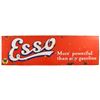 Image 1 : Large Esso Gasoline Porcelain Sign