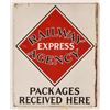 Image 2 : Railway Express Agency Porcelain Flange Sign