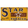 Image 1 : Star Tobacco Porcelain Sign