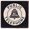 Image 2 : Public Telephone Porcelain Flange Sign