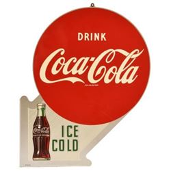 Coca-Cola Flange Tin Sign