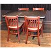 Image 2 : Threadgill's 4 Top Table and Chairs