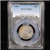 Image 2 : Proof ***Auction Highlight*** PCGS 1884 Seated Liberty Quarter 25c Graded pr61 By PCGS (fc)