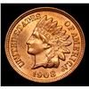 Image 2 : ***Auction Highlight*** 1908 Indian Cent 1c Graded Choice+ Unc RD By USCG (fc)