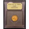 Image 4 : ***Auction Highlight*** 1908-p Gold Indian Quarter Eagle $2 1/2 Graded Select Unc By USCG (fc)