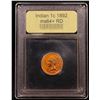 Image 4 : ***Auction Highlight*** 1892 Indian Cent 1c Graded Choice+ Unc RD By USCG (fc)